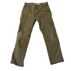 Carhartt Double Knee Work Pants 35x32* Rugged Flex Relaxed Fit Canvas BN2802-M